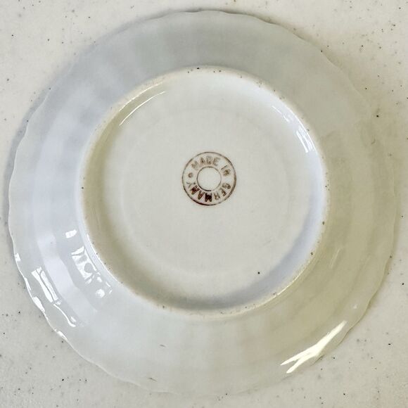 Rare 19th century Made In Germany Tea Cup & Saucer Set Cobalt Blue &‎ Gold Trim - Picture 10 of 11